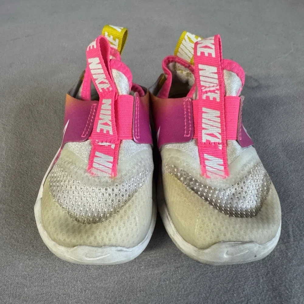 Size 6c - NIKE Flex Runner Sun TD Wings Toddler Girl Sneakers Shoes CT0729-001